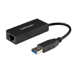StarTech.com Adaptador Tarjeta de Red Externa USB 3.0 a Ethernet Gigabit - Conversor de Red NIC 10/100/1000 - Adaptador LAN Externo USB a RJ45 - se Ajusta a TAA