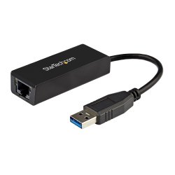 StarTech.com Adaptador Tarjeta de Red Externa USB 3.0 a Ethernet Gigabit - Conversor de Red NIC 10/100/1000 - Adaptador LAN Externo USB a RJ45 - se Ajusta a TAA