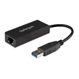 StarTech.com Adaptateur Réseau USB 3.0 vers Gigabit Ethernet, 10/100/1000 Mbps, USB vers RJ45, Adaptateur USB 3.0 vers LAN, Adaptateur Ethernet USB 3.0 (GbE), Conformité TAA