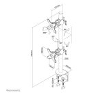 Neomounts FPMA-D700DV Support d'écran à fixer 10-27"