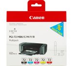 Canon Multipack de cartouches d'encre PGI-72 MBK/C/M/Y/R 5