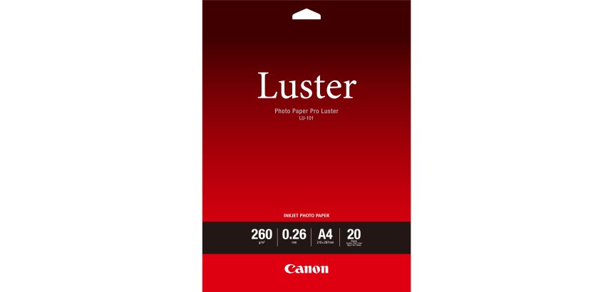Canon Papier Photo Professionnel Lustré LU-101 A4 - 20 feuilles