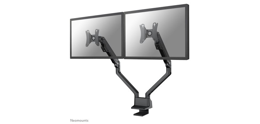 Neomounts FPMA-D750DBLACK2 Support d'écran à fixer 10-32" - ressort à gaz - Topfix - arrêt 180°