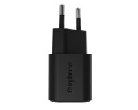 Fairphone ACCHAR-303-WW1 chargeur d'appareils mobiles Universel Noir Secteur Charge rapide Auto