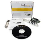 StarTech.com 4 Port PCI Express PCIe SuperSpeed USB 3.0 Controller Card Adapter with UASP - SATA Power