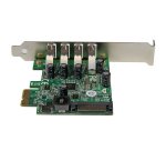 StarTech.com 4 Port PCI Express PCIe SuperSpeed USB 3.0 Controller Card Adapter with UASP - SATA Power