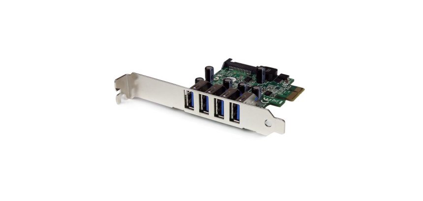 StarTech.com 4 Port PCI Express PCIe SuperSpeed USB 3.0 Controller Card Adapter with UASP - SATA Power