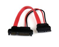 StarTech.com Adaptador Cable SATA 15cm Slimline Línea Delgada a SATA con Alimentación Corriente - Hembra a Macho