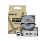 Epson C53S672088 ruban d'étiquette Noir sur gris LK