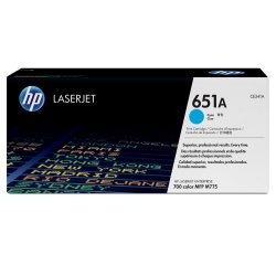 HP 651A toner LaserJet cyan authentique