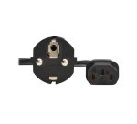 Eaton P054-01M-EU câble électrique Noir 1 m CEE7/7 IEC C13