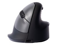 R-Go Tools Ratón ergonómico R-Go HE Break con software de pausa, mediano (tamaño de mano 165-185 mm), diestro, bluetooth, negro