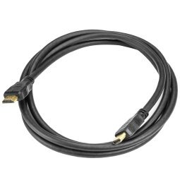 StarTech.com 2m (6ft) HDMI Cable - 4K High Speed HDMI Cable with Ethernet - UHD 4K 30Hz Video - HDMI 1.4 Cable - Ultra HD HDMI Monitors, Projectors, TVs & Displays - Black HDMI Cord - M/M