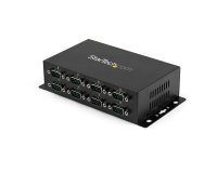 StarTech.com Adaptador Hub Concentrador USB a 8 Puertos Serie RS232 Industrial Montaje en Pared Riel DIN