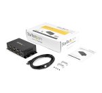 StarTech.com 8 Port USB to DB9 RS232 Serial Adapter Hub – Industrial DIN Rail and Wall Mountable
