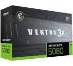 MSI VENTUS GeForce RTX5080 16G 3X OC NVIDIA GeForce RTX 5080 16 GB GDDR7