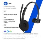 HP Poly Auriculares con cable USB monoaurales Mission 415 Classic (paquete)