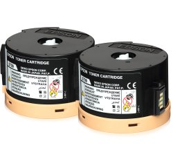 Epson Double Toner Cartridge Pack 2 x 2.5k