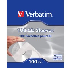 Verbatim CD Sleeves (Paper) 100pk