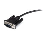 StarTech.com Câble série DB9 RS232 noir en liaison directe 2 m - M/F