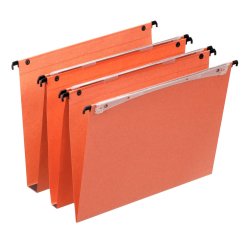 Dossiers suspendus Dual, fond : V, orange