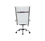 Equip Office Chair, Ribbed Upholstery, High-Back, White