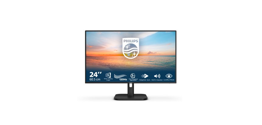 Philips 1000 series 24E1N1200A/00 écran plat de PC 60,5 cm (23.8") 1920 x 1080 pixels Full HD LCD Noir