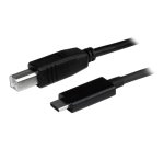 StarTech.com 3ft (1m) USB-B to USB-C Cable, Data Cord, USB 2.0, USB-C Data Transfer Cable