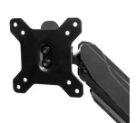 StarTech.com Bras de Bureau à Double Écrans avec USB et Audio, Support de Bureau VESA pour Écrans jusqu'à 32" (8kg), Bras Ergonomique pour Double Écrans à Mouvement Complet - Noir