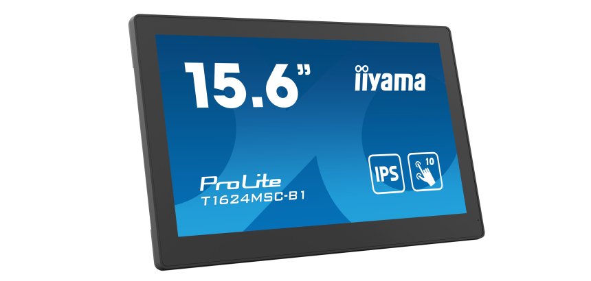 iiyama T1624MSC-B1 écran plat de PC 39,6 cm (15.6") 1920 x 1080 pixels Full HD LED Écran tactile Noir