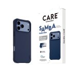PanzerGlass CARE™ by ® Samba Case Italian Blue w. MagSafe iPhone 2026 Pro Max | 17 Pro Max mobiele telefoon behuizingen Hoes Transparant