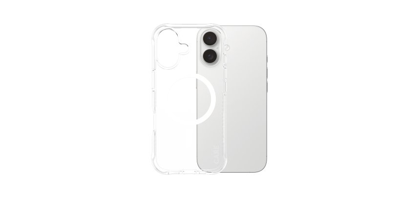 PanzerGlass CARE™ by ® Samba Case Transparent w. White MagSafe iPhone 17 | Bulk protective case for mobile phones Cover