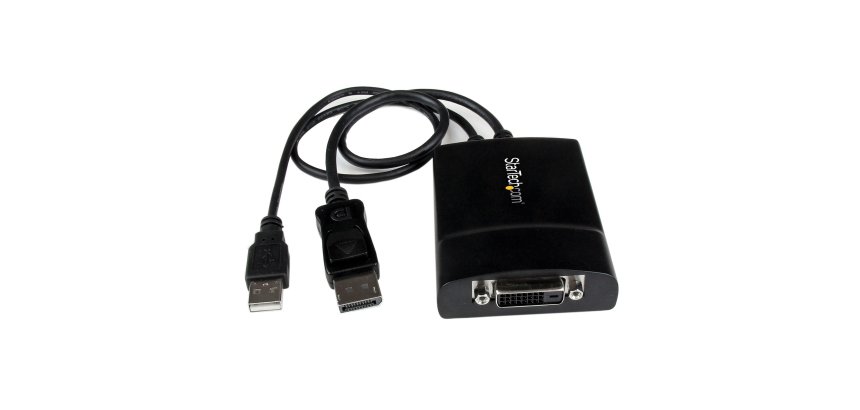 StarTech.com Adaptador de Vídeo DisplayPort a DVI - Conversor DP++ - Doble Enlace - Activo