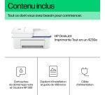 HP DeskJet 4230e Sans fil All-in-One Couleur Imprimante, Instant Ink; Copieur, Scanner