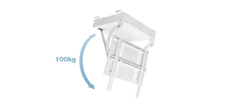 Multibrackets 9592 Supporto TV a parete 2,54 m (100") Bianco