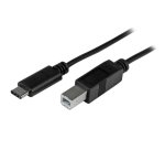 StarTech.com 2m USB-B naar USB-C Kabel, USB 2.0, Type C naar USB-B Data Transfer Kabel