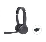 Conceptronic POLONA04BA cuffia e auricolare Cuffie Con cavo e senza cavo A Padiglione Musica e Chiamate USB tipo-C Bluetooth Nero