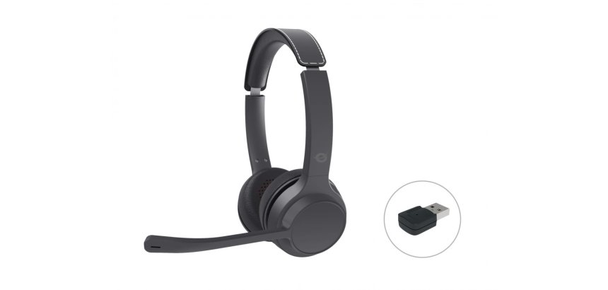 Conceptronic POLONA04BA cuffia e auricolare Cuffie Con cavo e senza cavo A Padiglione Musica e Chiamate USB tipo-C Bluetooth Nero