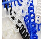 GBC Dorsi ClickBind trasparenti effetto ghiaccio 16 mm (50)