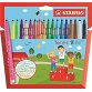 STABILO Trio A–Z marcatore Fine Multicolore 18 pz