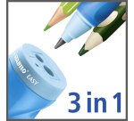 Taille-crayon à réservoir EASYsharpener, bleu