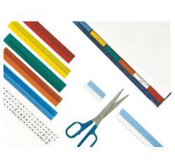 Cavaliers auto-adhésifs pour onglets, assorti