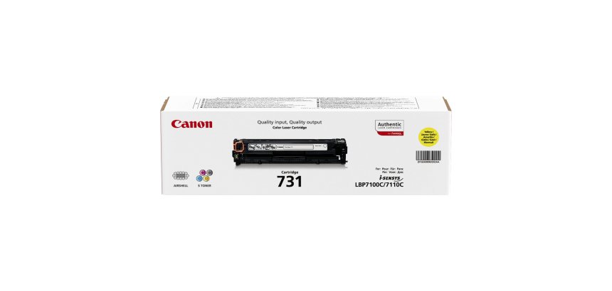 Canon 731 / 6269B002 Tóner original amarillo de capacidad estándar (1500 páginas)