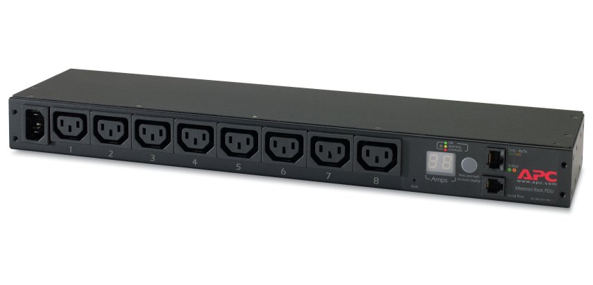 APC AP7820B unità di distribuzione dell'energia (PDU) 8 presa(e) AC 0U/1U Nero