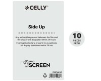 Celly PROFILM10AF mobile phone screen/back protector Clear screen protector Universal 10 pc(s)