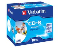 Verbatim CD-R AZO Wide Inkjet Printable 700 MB 52x 10 pc(s)