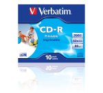 Verbatim CD-R AZO Wide Inkjet Printable 700 Mo 52x 10 pièce(s)