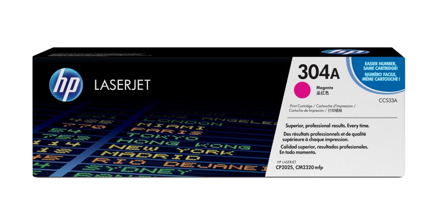 HP 304A - magenta - original - LaserJet - cartouche de toner (CC533A)