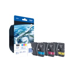 Brother LC985RBWBP cartouche d'encre 3 pièce(s) Original Cyan, Magenta, Jaune