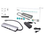 i-tec USB-C Metal Nano Docking Station 4K HDMI LAN with Power Delivery 100W + Universal Charger 100W